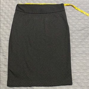 Grace Elements Black/Grey pencil skirt 8